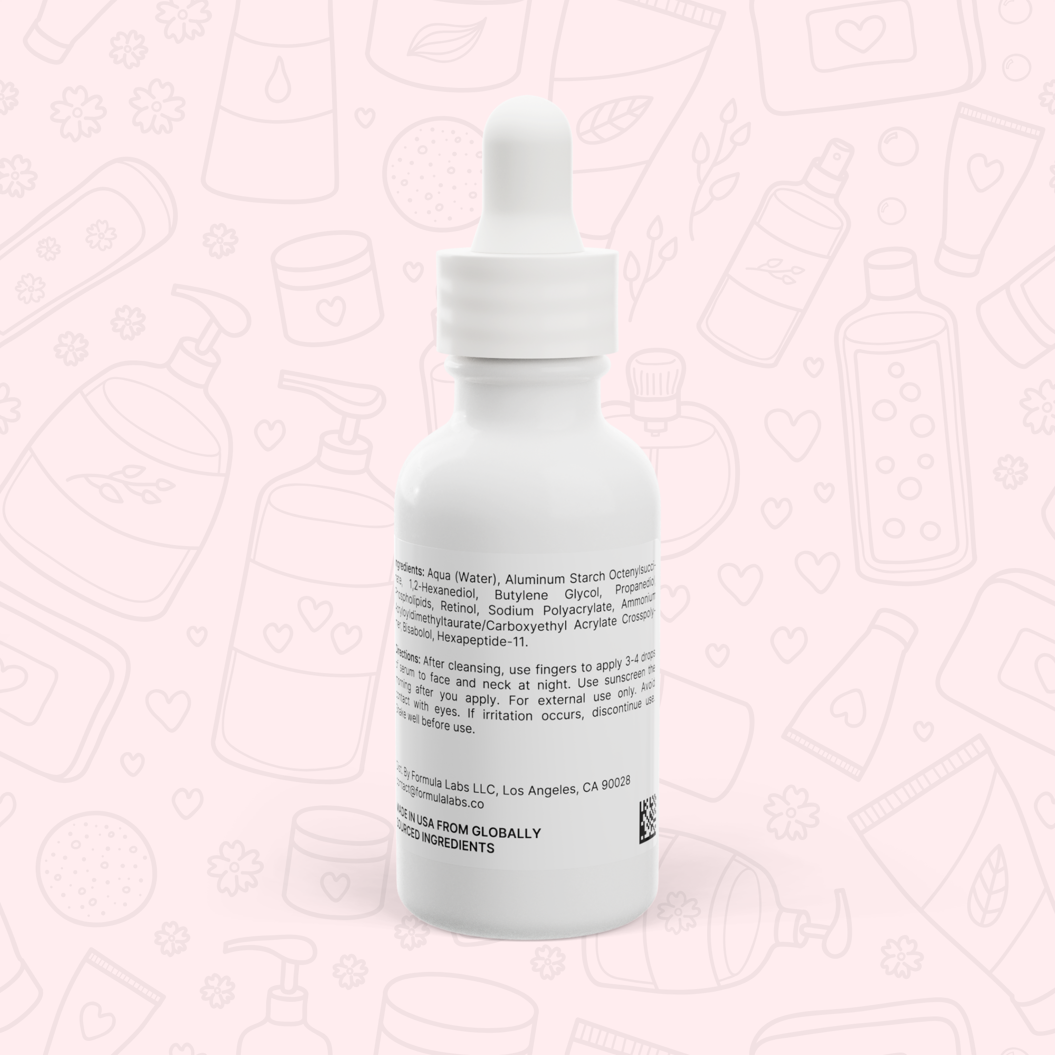 Glowshii's Retinol and Peptide Face Serum, 1oz